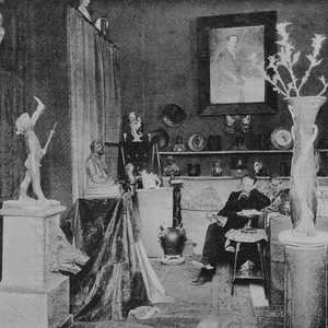 Lerche Hans Stoltenberg nello studio - Hans Stoltenberg Lerche